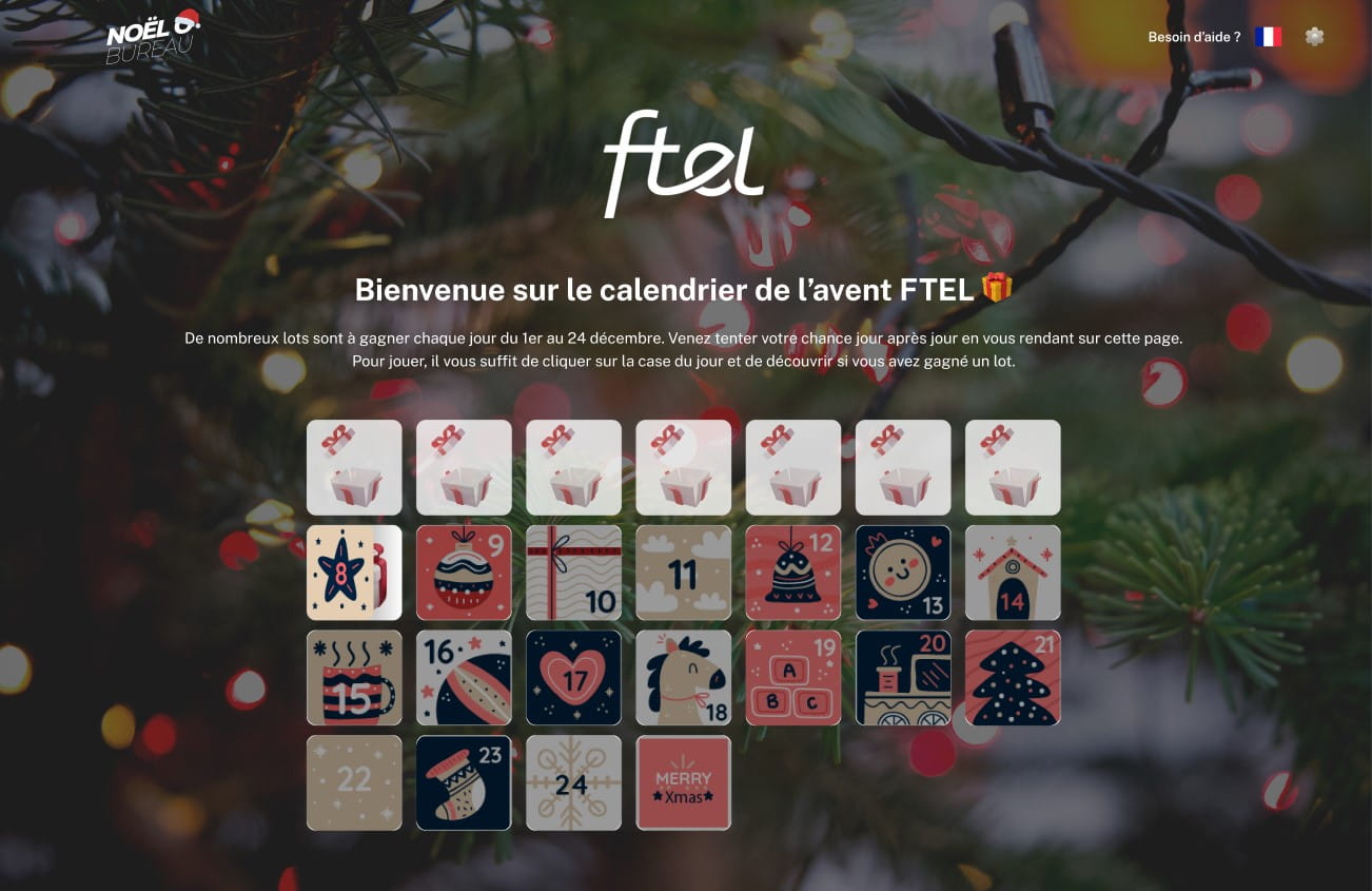 Calendrier de l'Avent Digital 